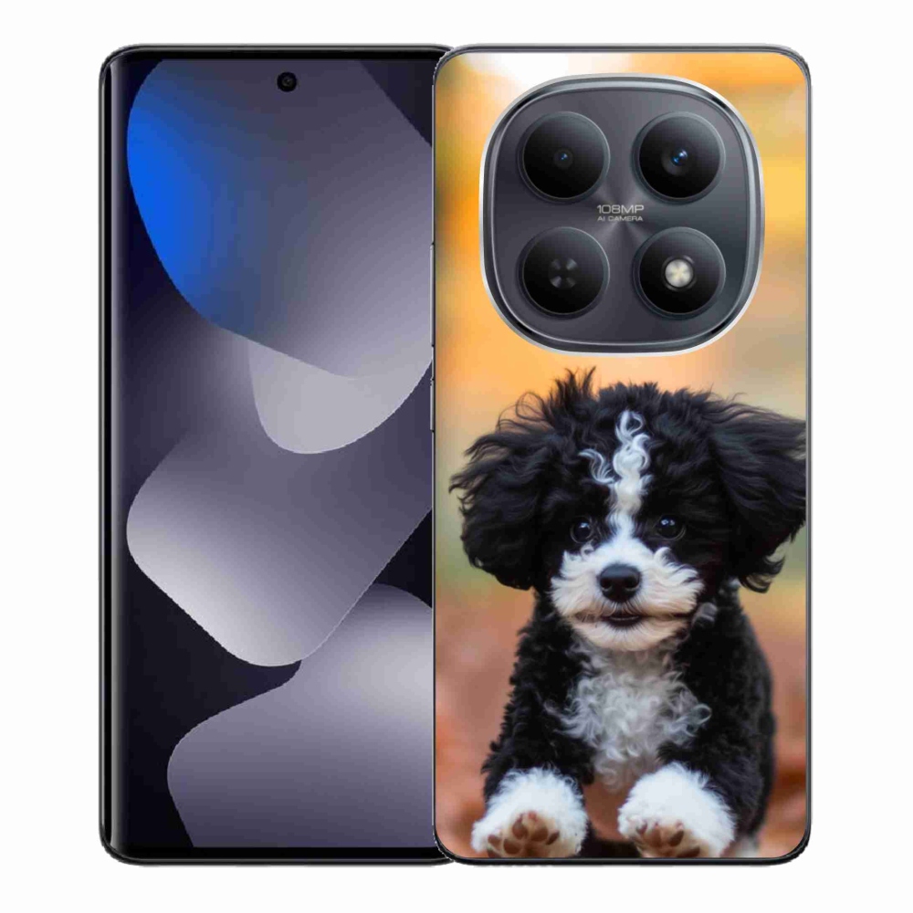 Gelový kryt mmCase na Xiaomi Redmi Note 15 4G - roztomilé štěně 2