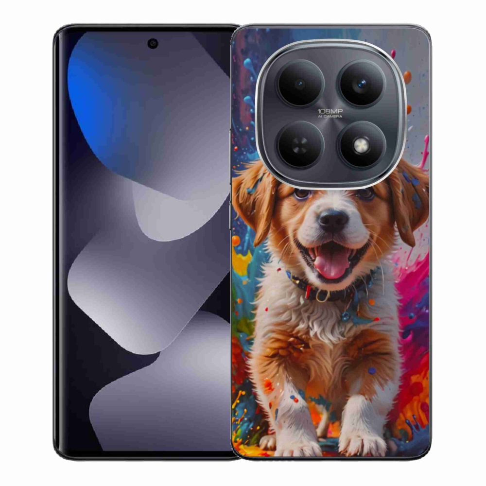Gelový kryt mmCase na Xiaomi Redmi Note 15 4G - roztomilé štěně 3