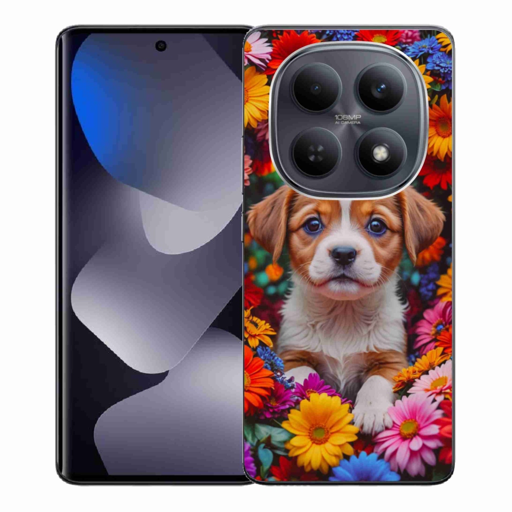 Gelový kryt mmCase na Xiaomi Redmi Note 15 4G - roztomilé štěně