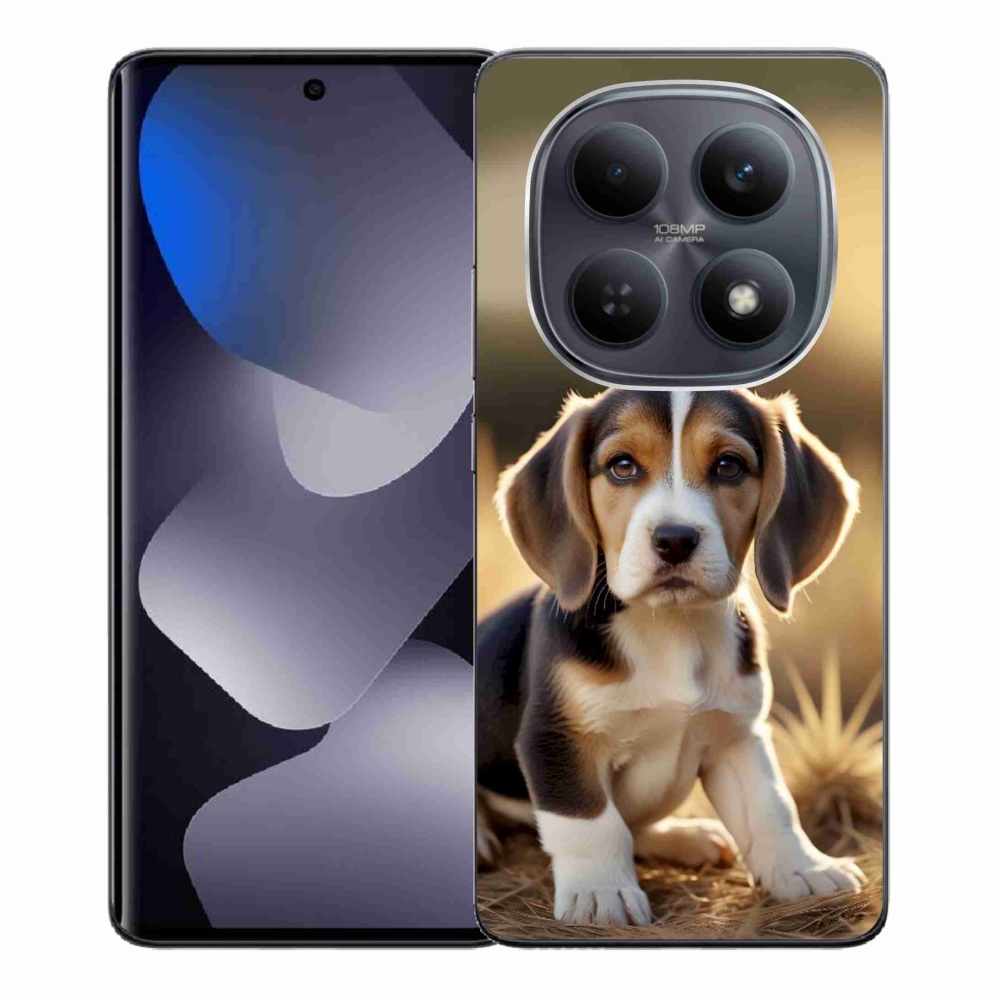 Gelový kryt mmCase na Xiaomi Redmi Note 15 4G - roztomilý bígl