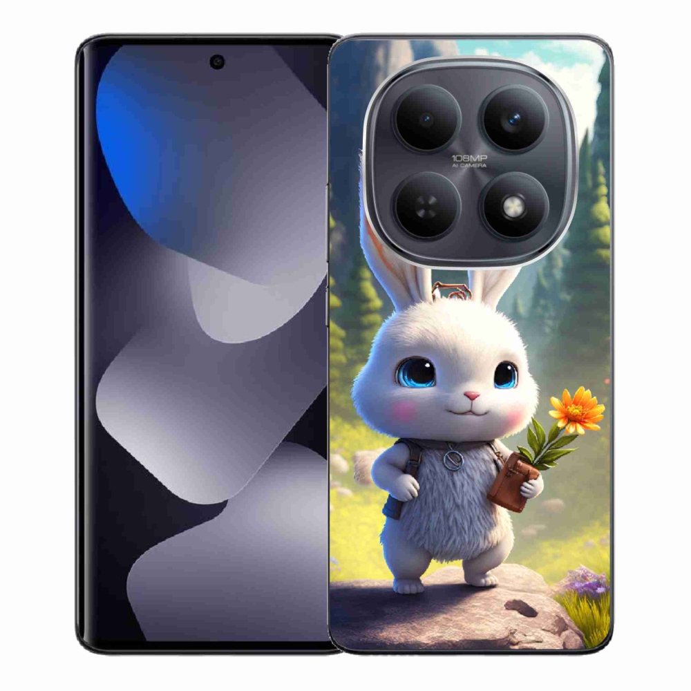 Gelový kryt mmCase na Xiaomi Redmi Note 15 4G - roztomilý králíček