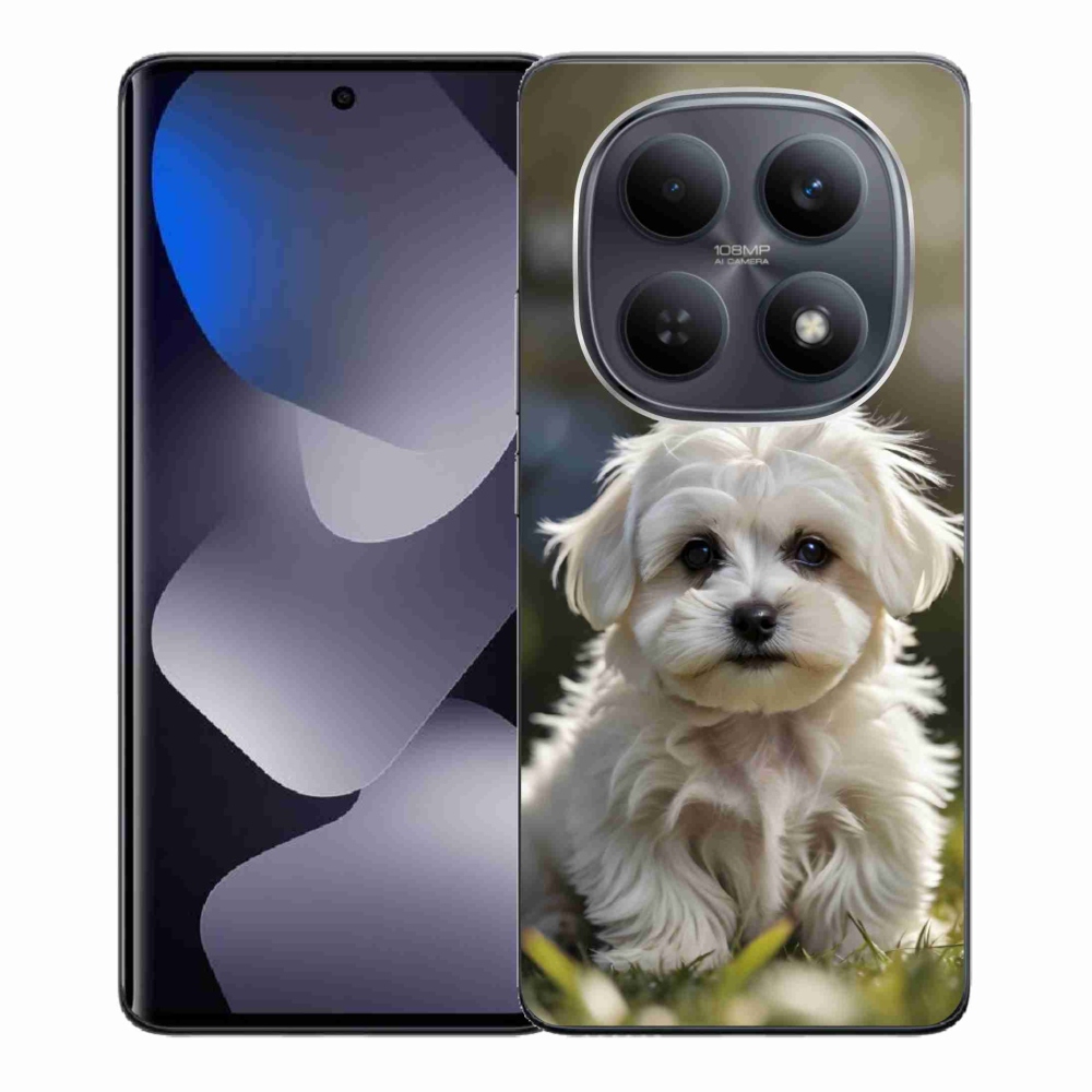 Gelový kryt mmCase na Xiaomi Redmi Note 15 4G - roztomilý maltézský psík