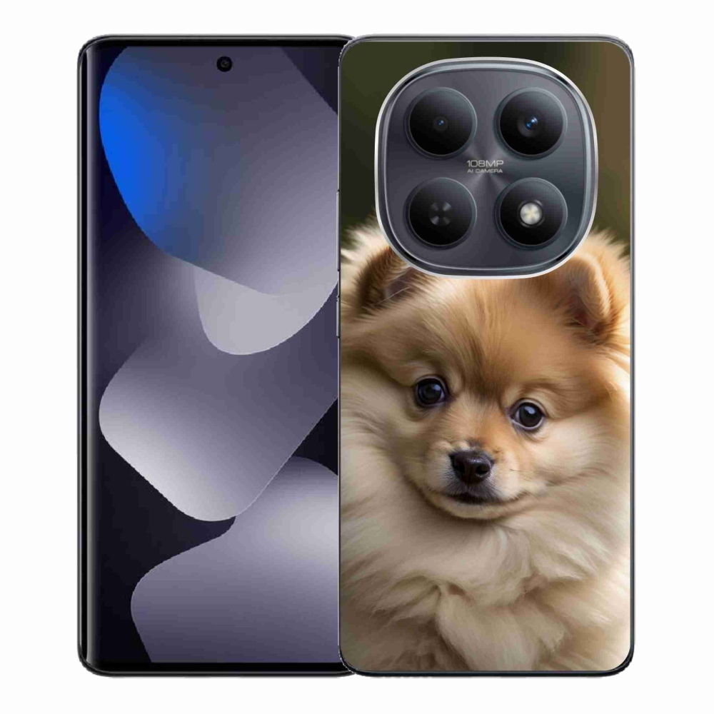 Gelový kryt mmCase na Xiaomi Redmi Note 15 4G - roztomilý pomeranian 2