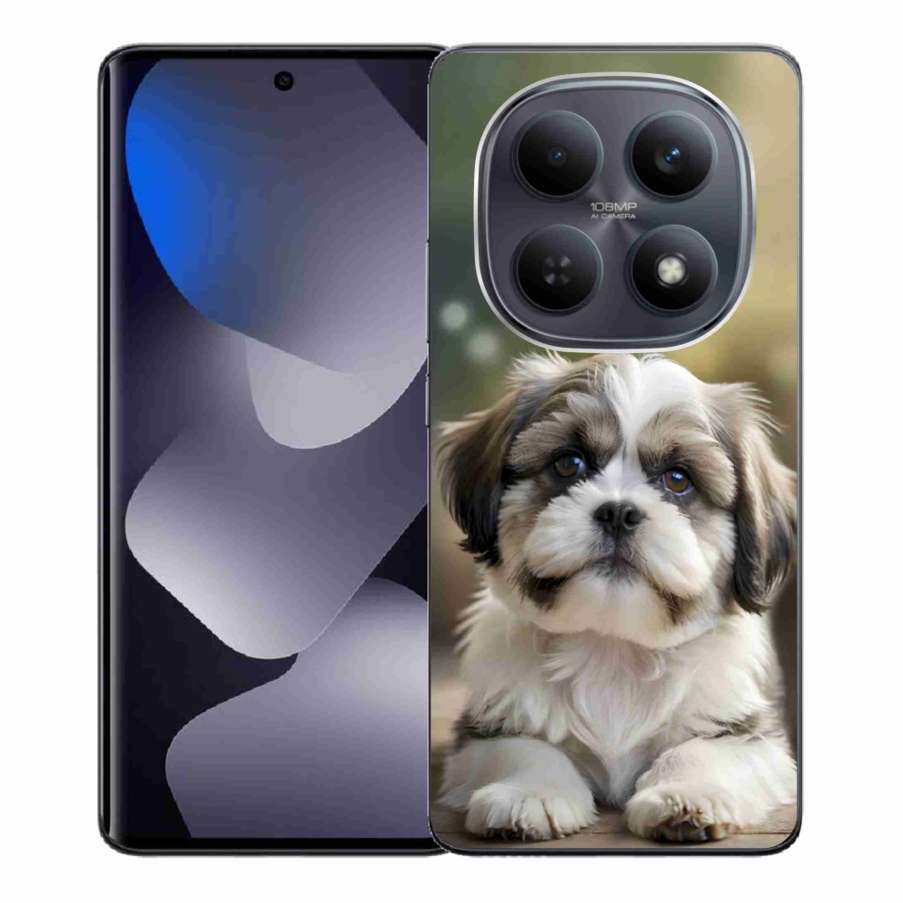 Gelový kryt mmCase na Xiaomi Redmi Note 15 4G - roztomilý shih-tzu