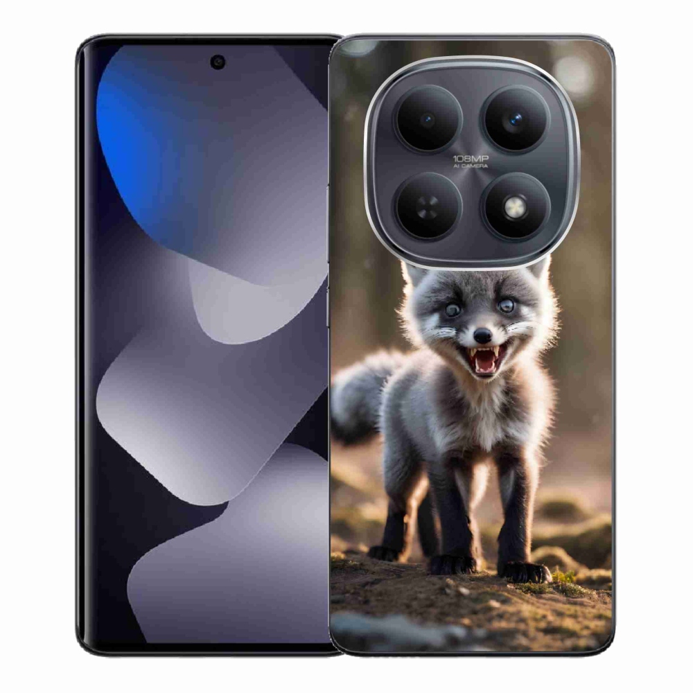Gelový kryt mmCase na Xiaomi Redmi Note 15 4G - rozzuřená liška