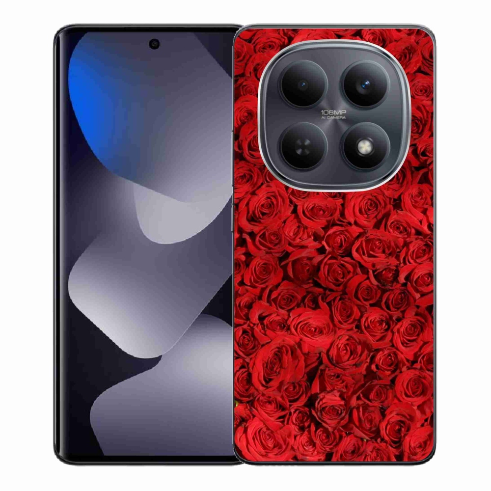 Gelový kryt mmCase na Xiaomi Redmi Note 15 4G - růže