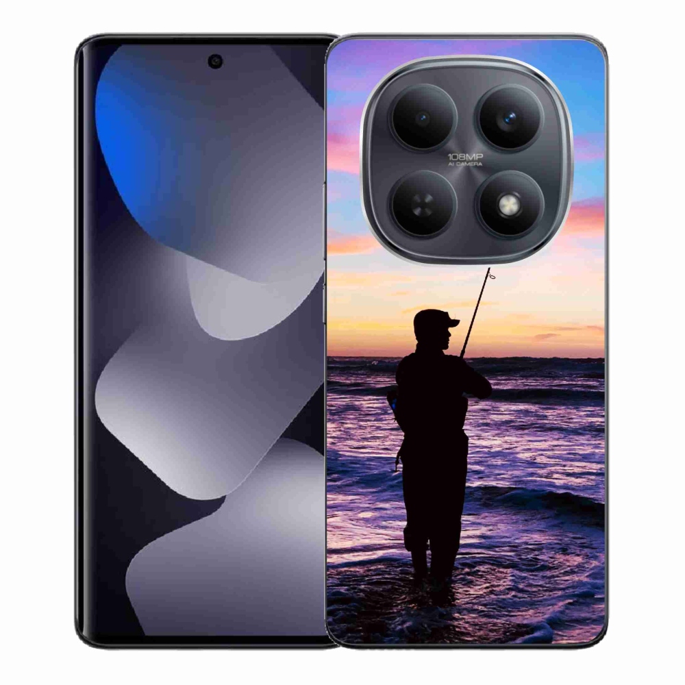 Gelový kryt mmCase na Xiaomi Redmi Note 15 4G - rybaření 1
