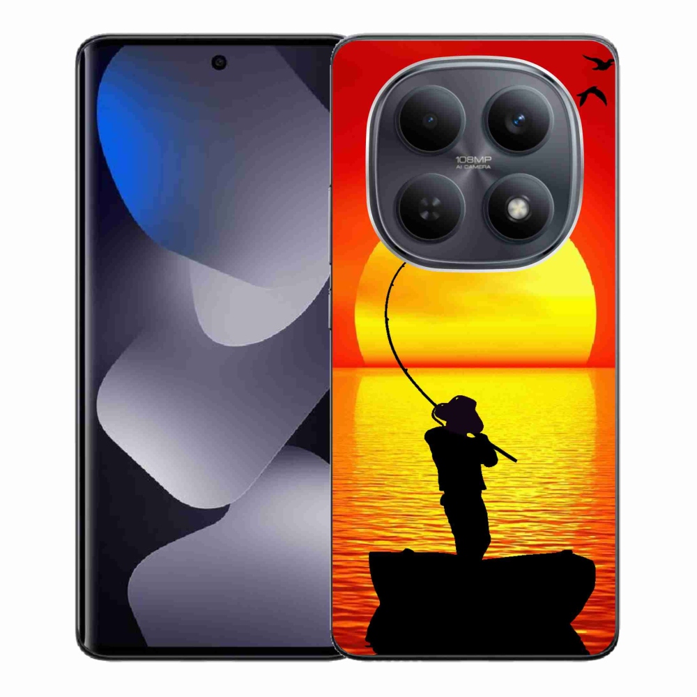 Gelový kryt mmCase na Xiaomi Redmi Note 15 4G - rybaření