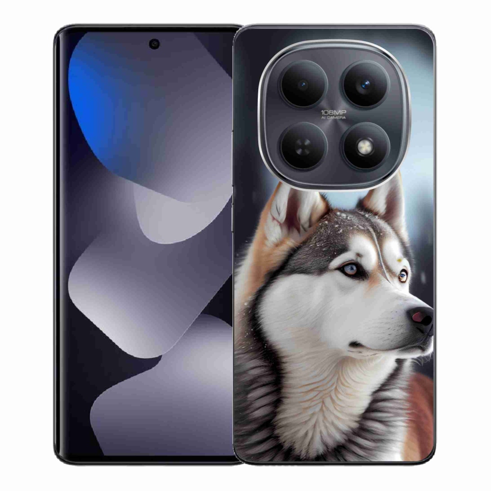 Gelový kryt mmCase na Xiaomi Redmi Note 15 4G - sibiřský husky