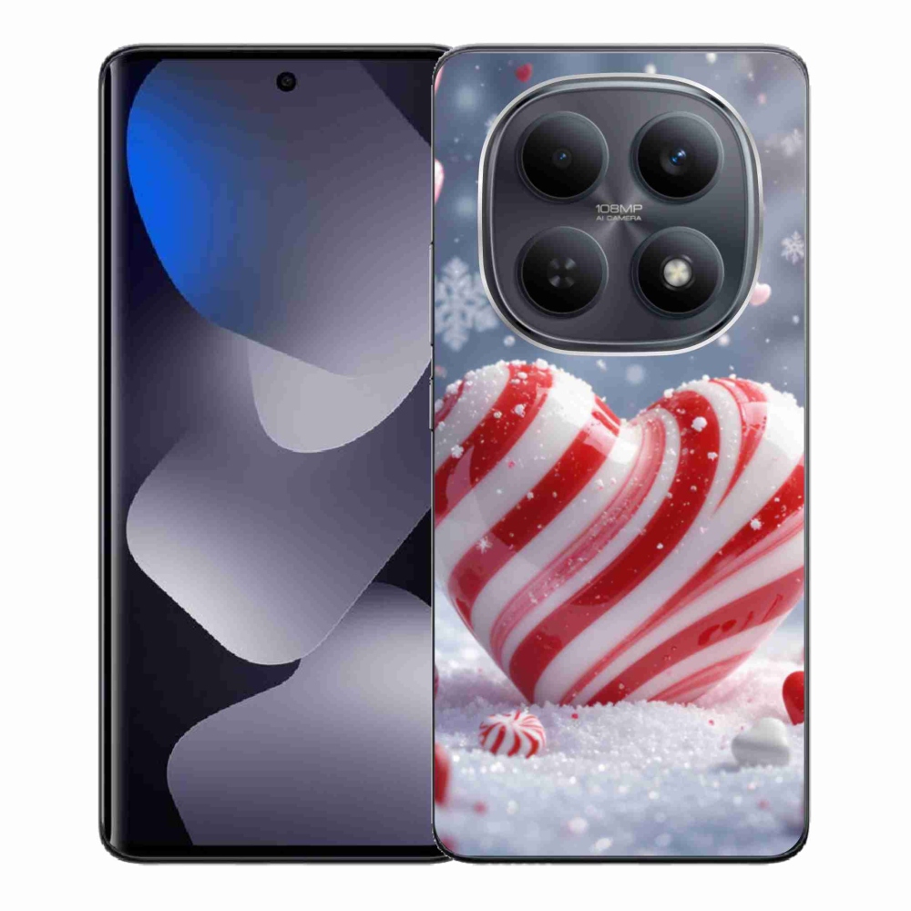 Gelový kryt mmCase na Xiaomi Redmi Note 15 4G - sladké srdce