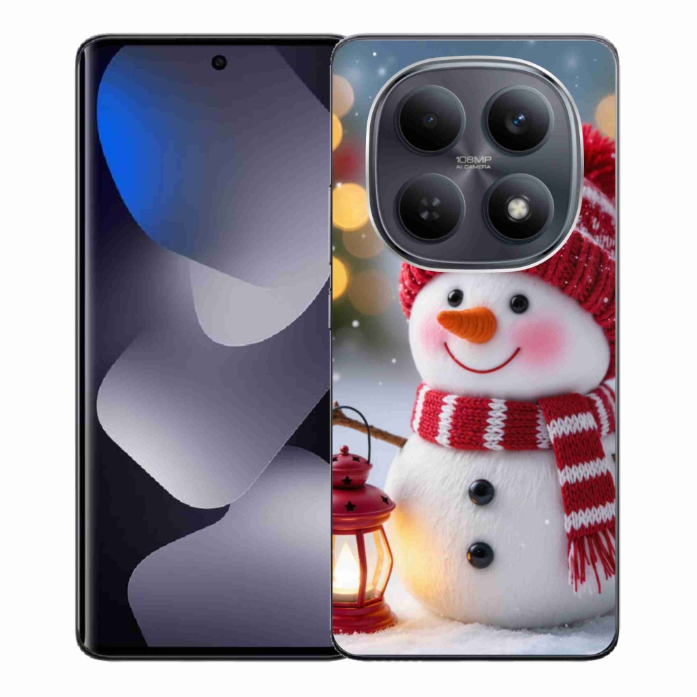 Gelový kryt mmCase na Xiaomi Redmi Note 15 4G - sněhulák 2