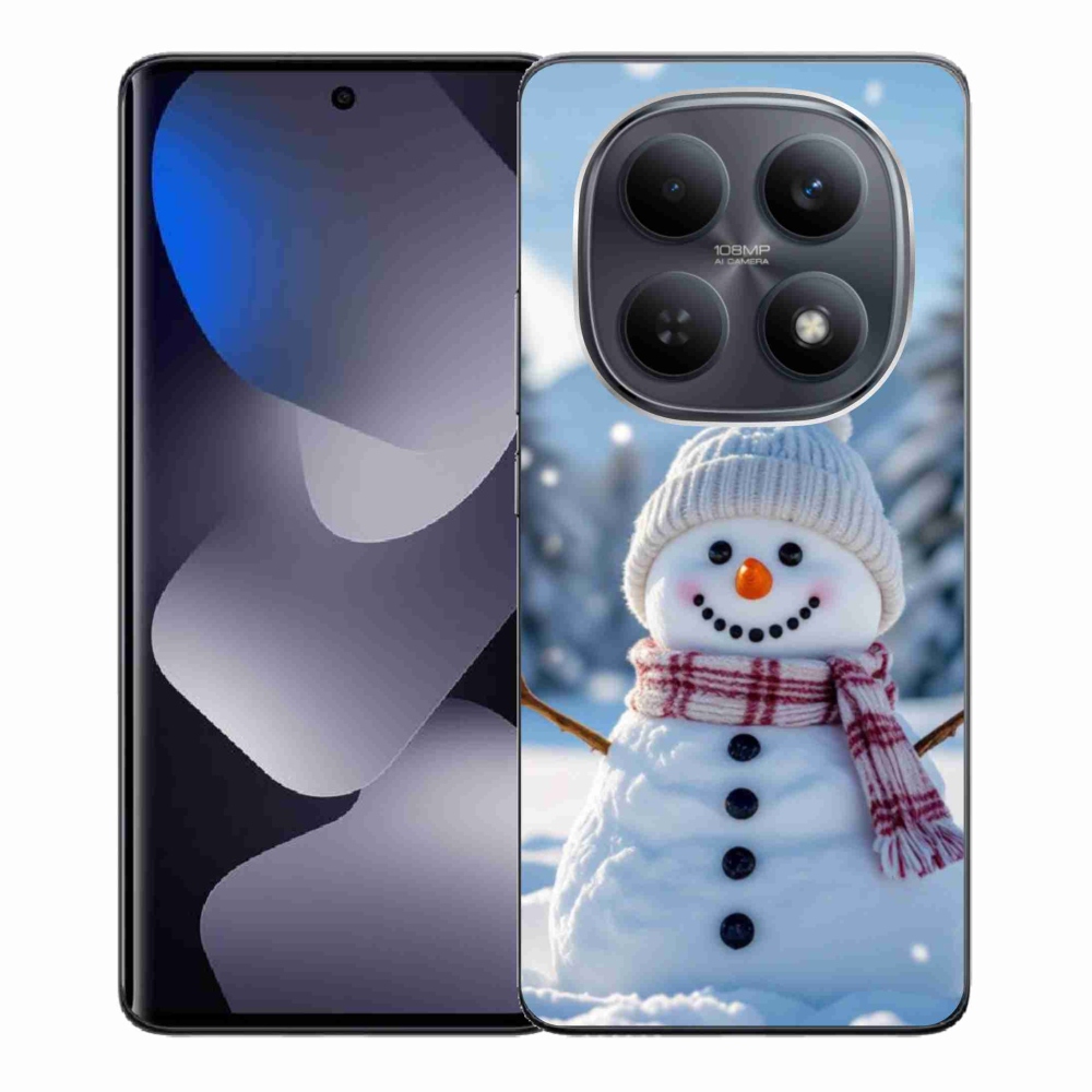 Gelový kryt mmCase na Xiaomi Redmi Note 15 4G - sněhulák 3