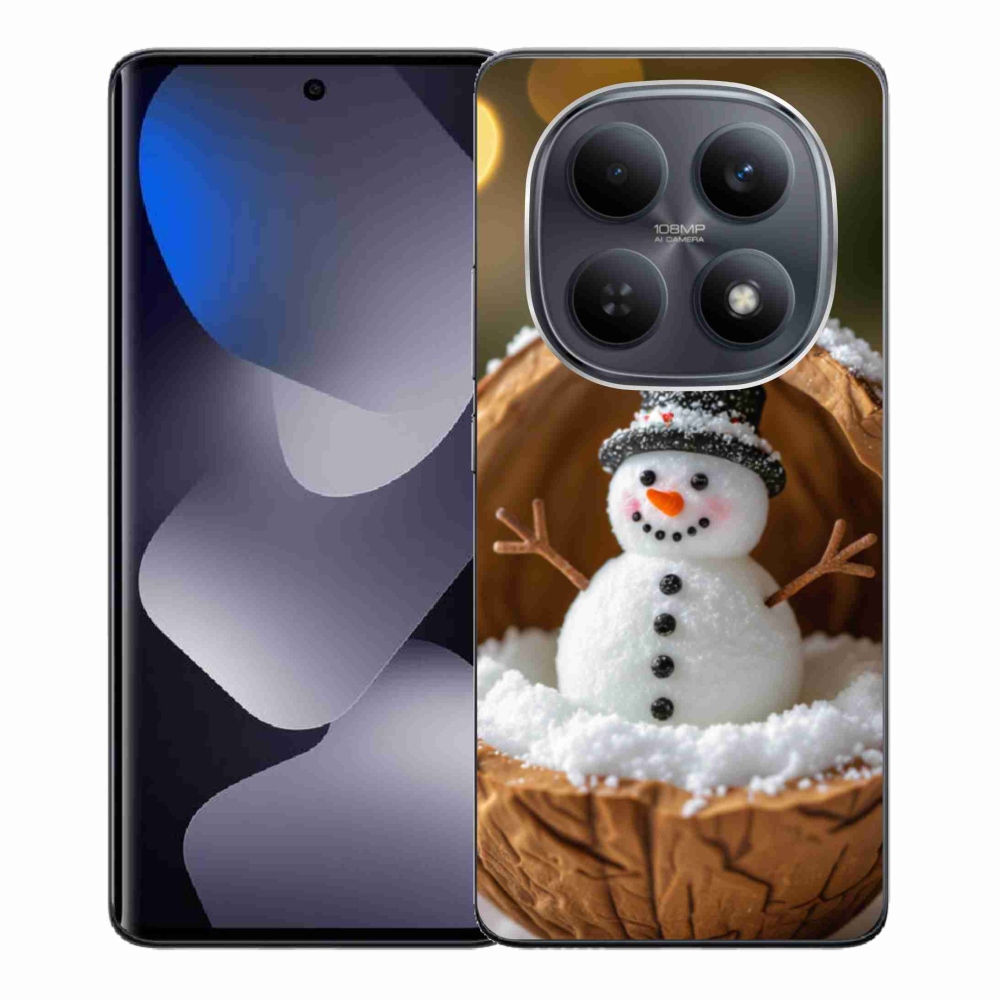 Gelový kryt mmCase na Xiaomi Redmi Note 15 4G - sněhulák 4