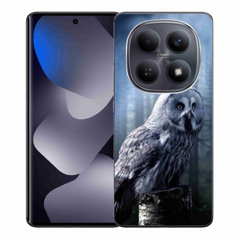 Gelový kryt mmCase na Xiaomi Redmi Note 15 4G - sova