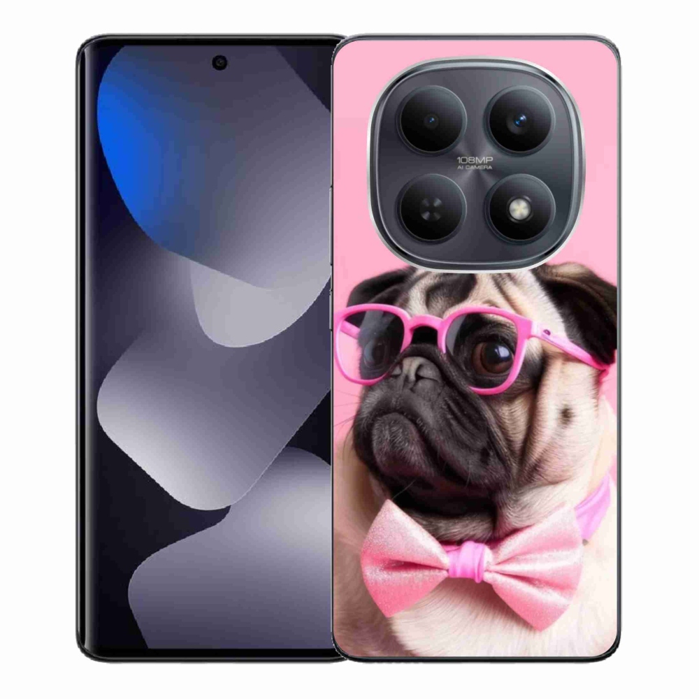 Gelový kryt mmCase na Xiaomi Redmi Note 15 4G - stylový mops