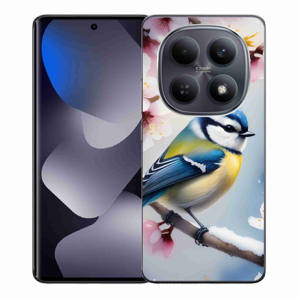 Gelový kryt mmCase na Xiaomi Redmi Note 15 4G - sýkorka