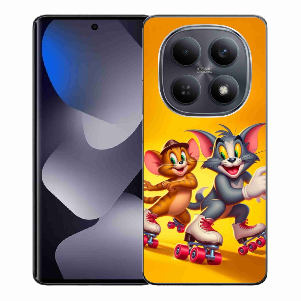 Gelový kryt mmCase na Xiaomi Redmi Note 15 4G - tom a jerry