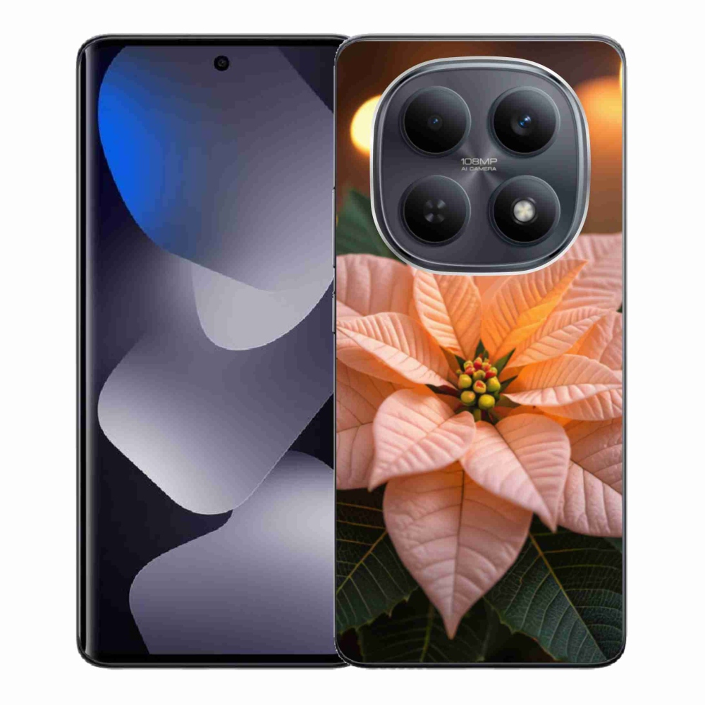 Gelový kryt mmCase na Xiaomi Redmi Note 15 4G - vánoční hvězda