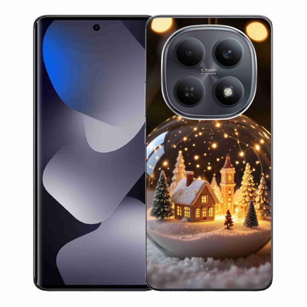 Gelový kryt mmCase na Xiaomi Redmi Note 15 4G - vánoční koule 3