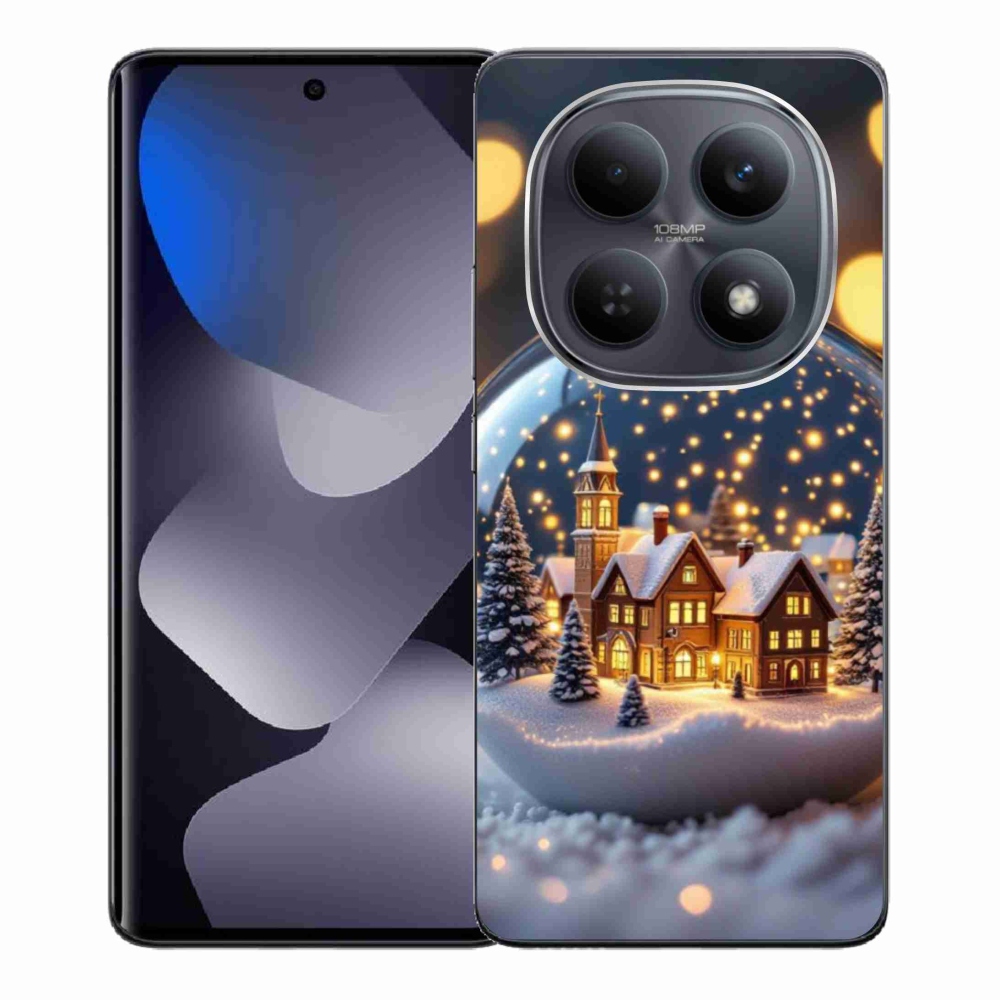 Gelový kryt mmCase na Xiaomi Redmi Note 15 4G - vánoční koule 4
