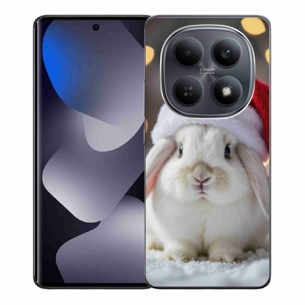 Gelový kryt mmCase na Xiaomi Redmi Note 15 4G - vánoční králík