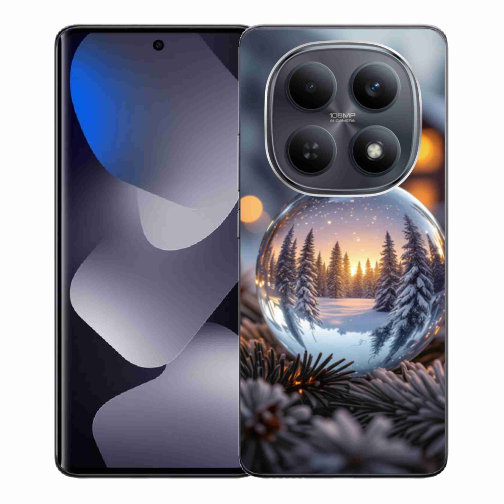 Gelový kryt mmCase na Xiaomi Redmi Note 15 4G - vánoční ozdoba