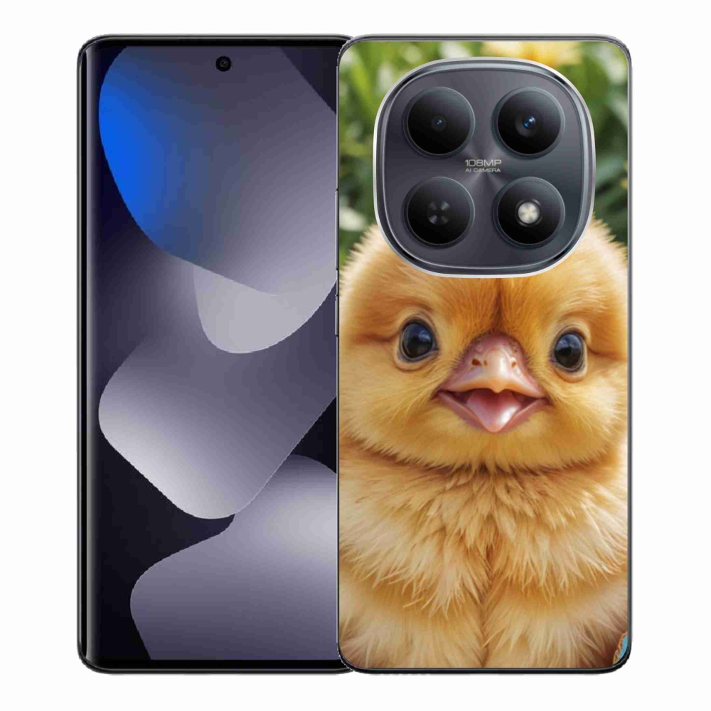 Gelový kryt mmCase na Xiaomi Redmi Note 15 4G - veselé kuřátko