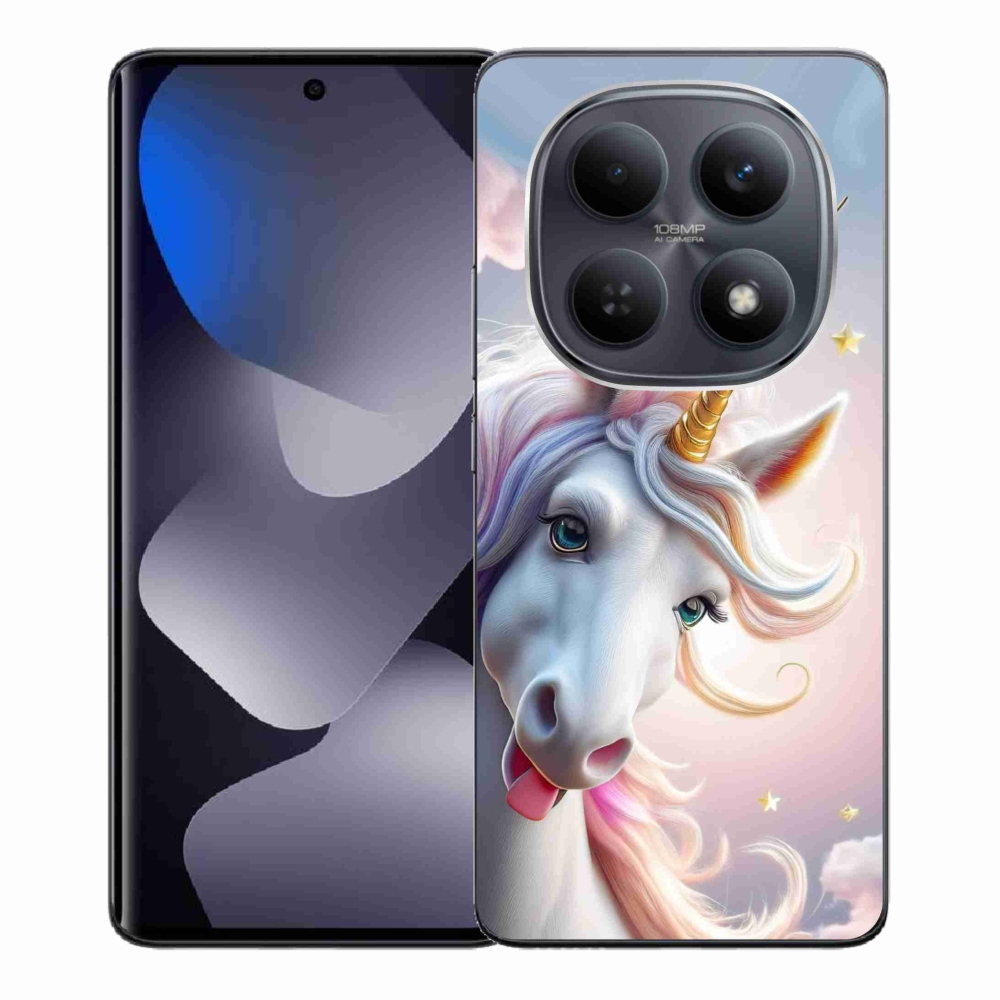 Gelový kryt mmCase na Xiaomi Redmi Note 15 4G - veselý jednorožec
