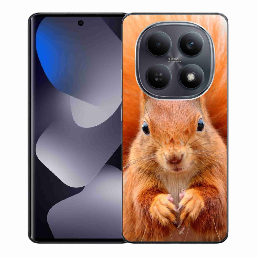 Gelový kryt mmCase na Xiaomi Redmi Note 15 4G - veverka