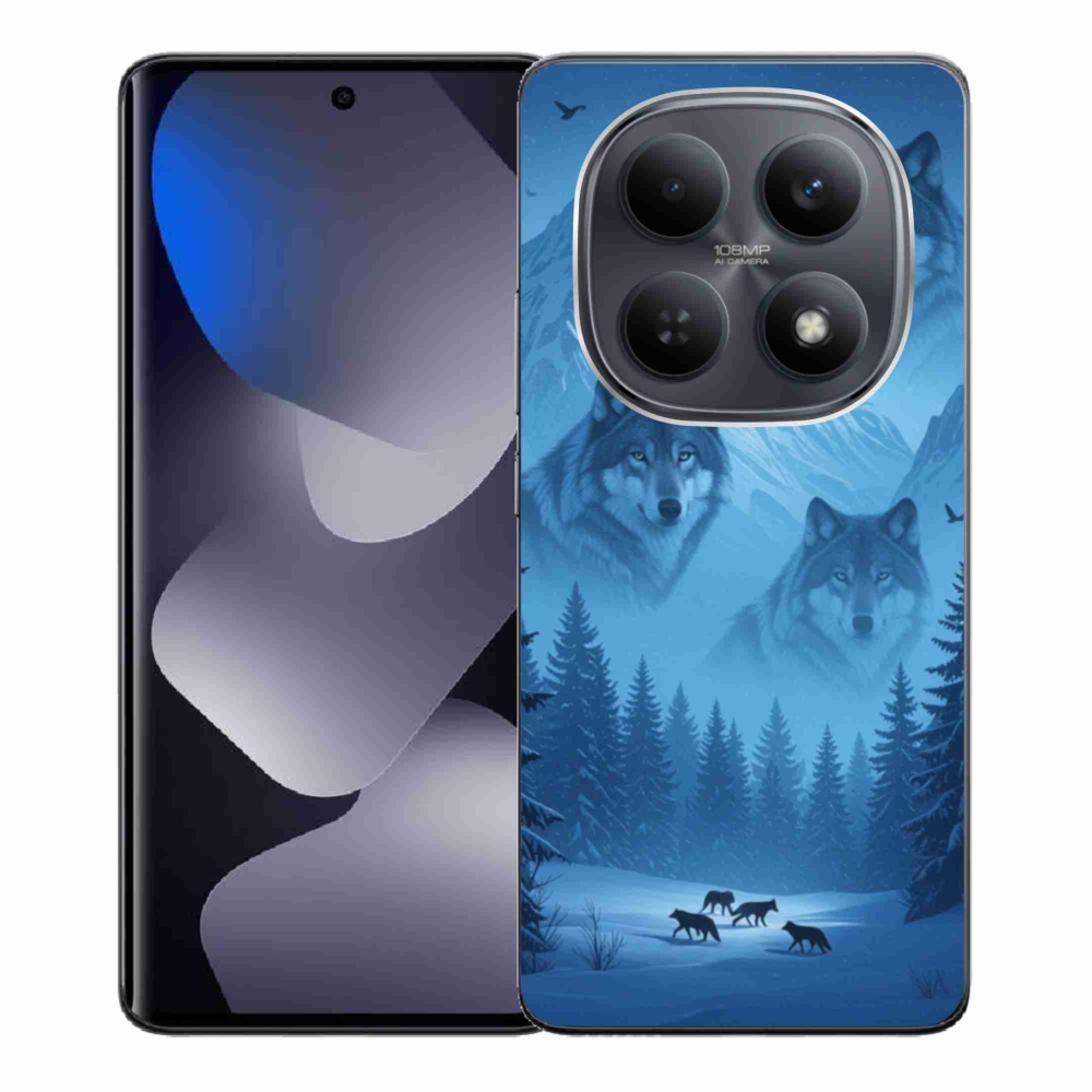Gelový kryt mmCase na Xiaomi Redmi Note 15 4G - vlčí smečka