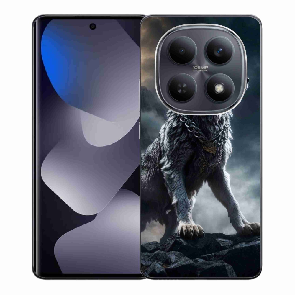Gelový kryt mmCase na Xiaomi Redmi Note 15 4G - vlk 1