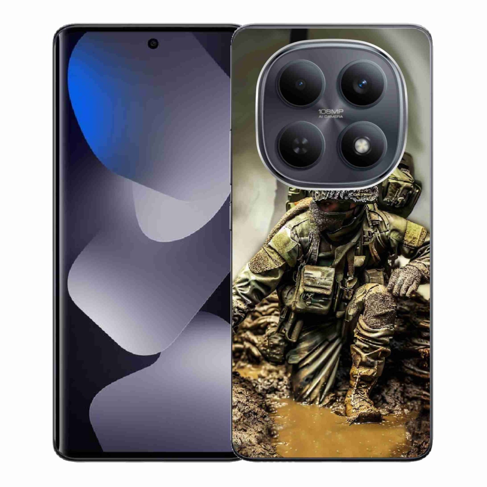 Gelový kryt mmCase na Xiaomi Redmi Note 15 4G - voják