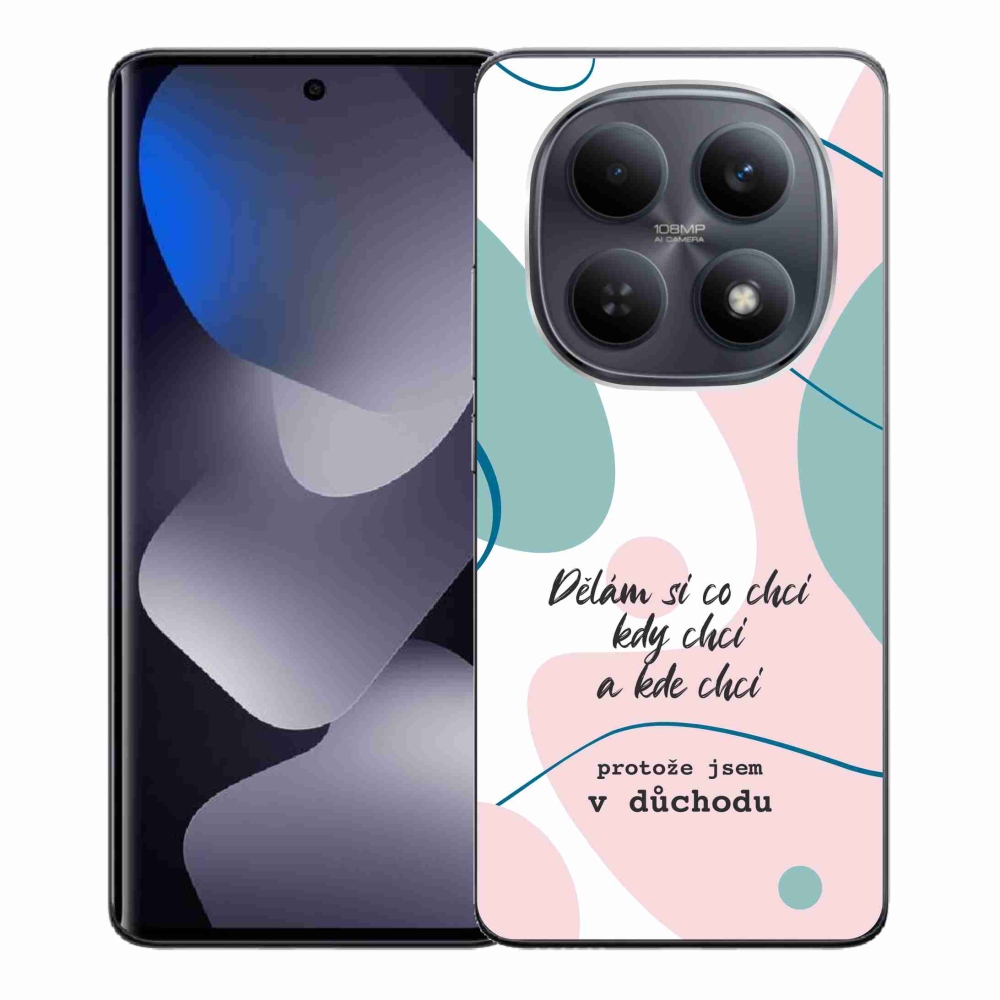 Gelový kryt mmCase na Xiaomi Redmi Note 15 4G - vtipný text 10 bílé pozadí