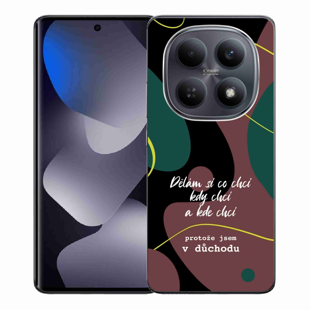 Gelový kryt mmCase na Xiaomi Redmi Note 15 4G - vtipný text 10 černé pozadí