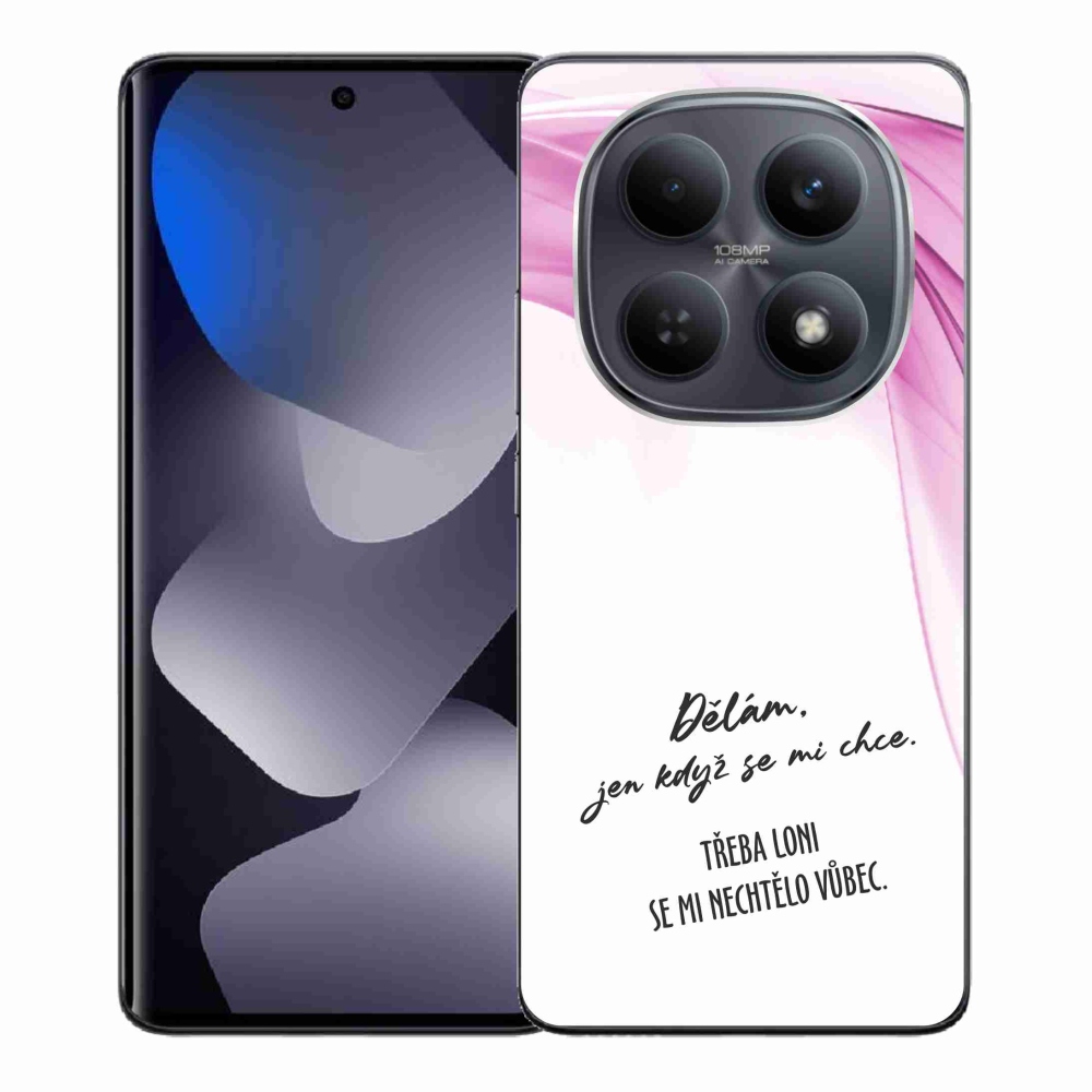 Gelový kryt mmCase na Xiaomi Redmi Note 15 4G - vtipný text 12 bílé pozadí