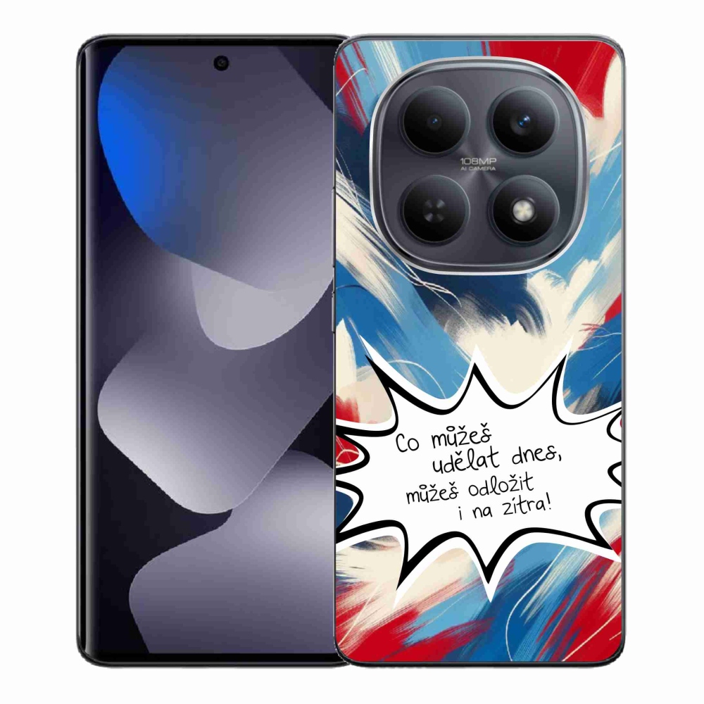 Gelový kryt mmCase na Xiaomi Redmi Note 15 4G - vtipný text 9 bílé pozadí
