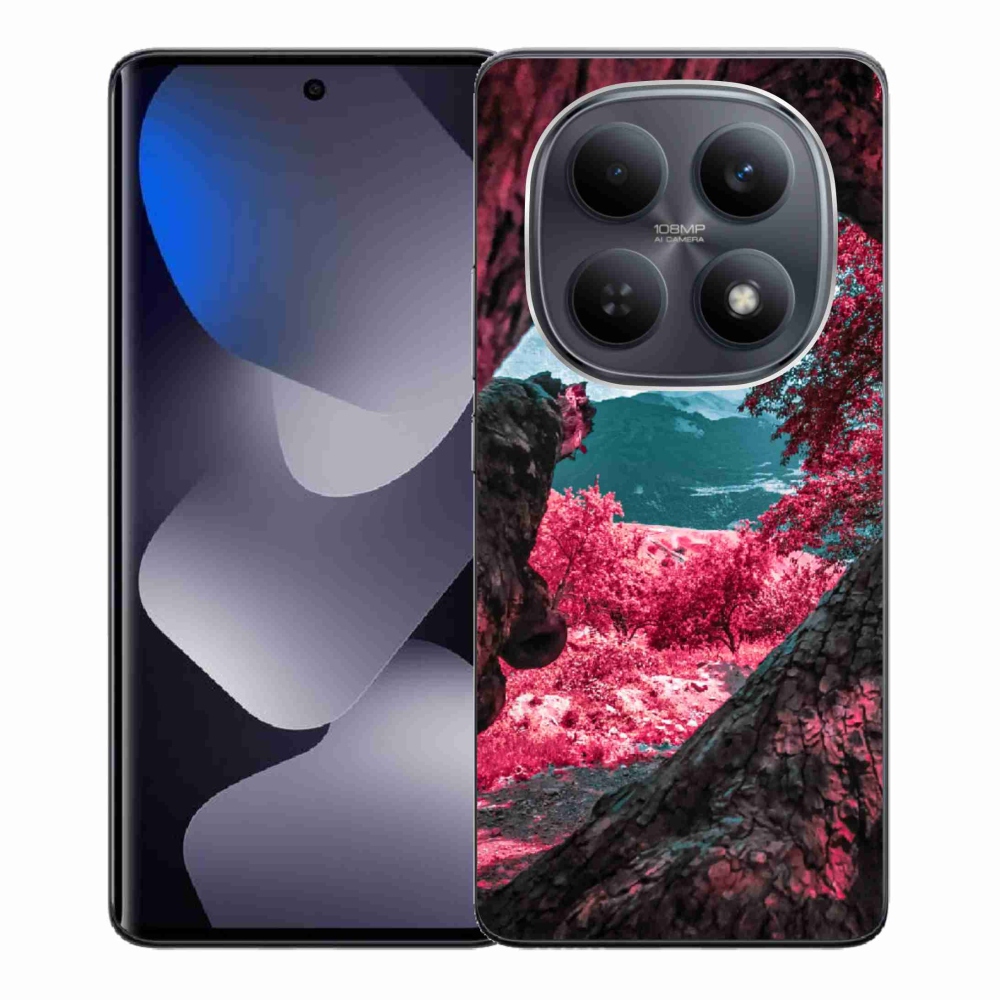 Gelový kryt mmCase na Xiaomi Redmi Note 15 4G - výhled na hory