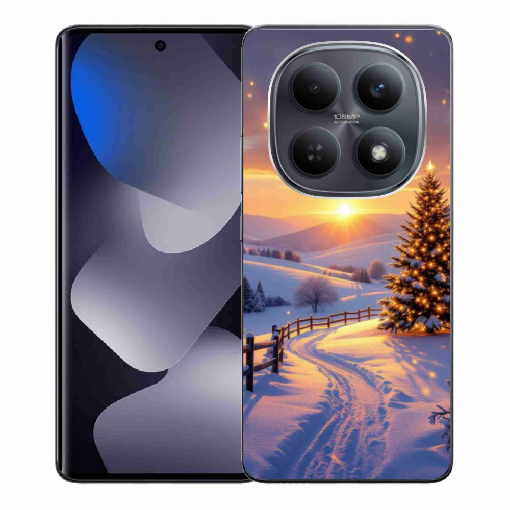 Gelový kryt mmCase na Xiaomi Redmi Note 15 4G - zimní krajina