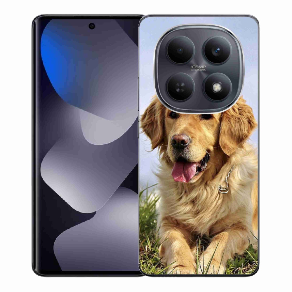 Gelový kryt mmCase na Xiaomi Redmi Note 15 4G - zlatý retrívr