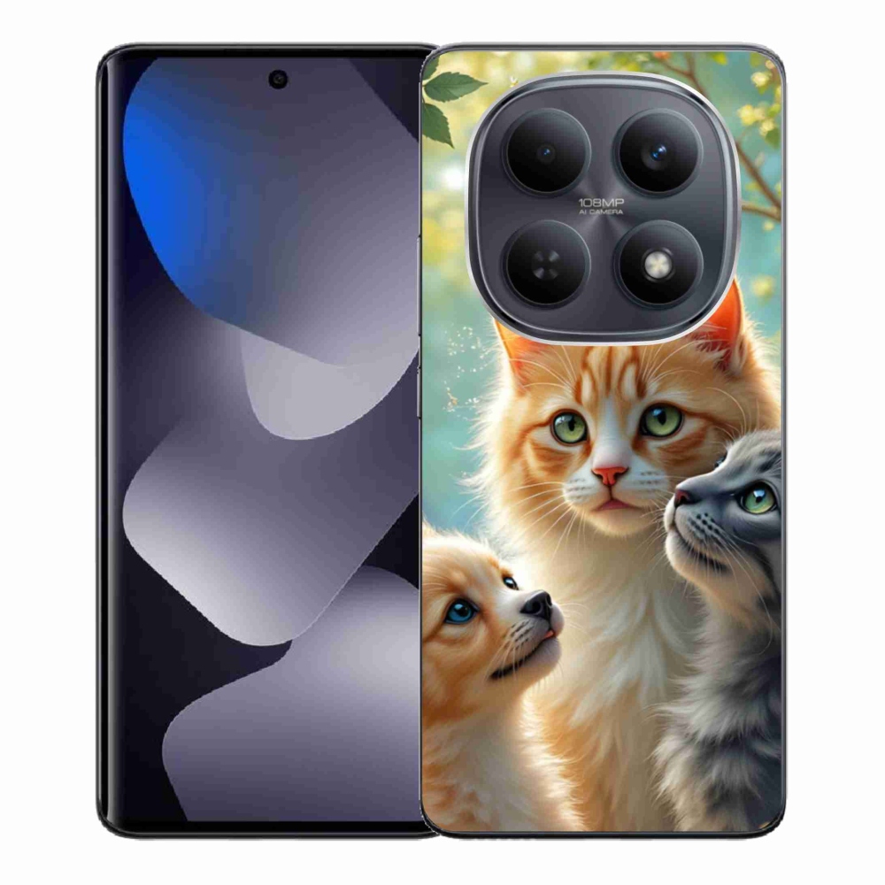 Gelový kryt mmCase na Xiaomi Redmi Note 15 4G - zvířecí přátelství 2