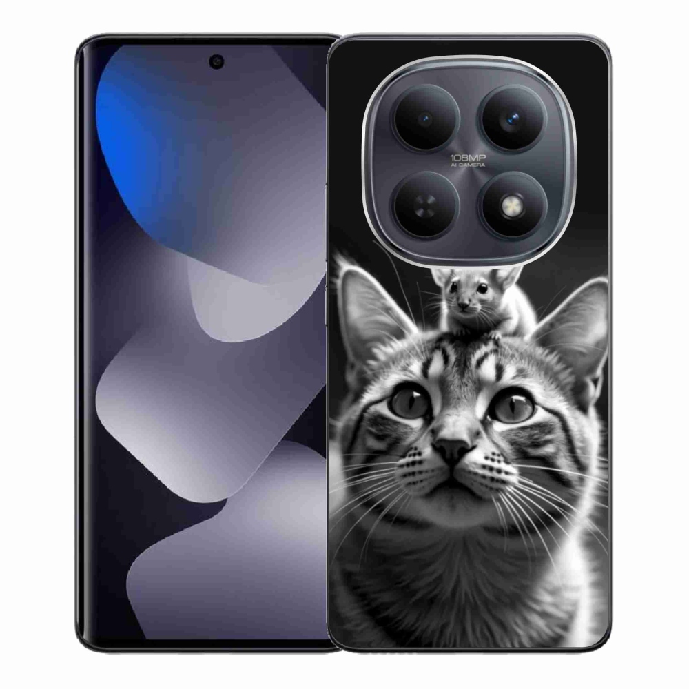 Gelový kryt mmCase na Xiaomi Redmi Note 15 4G - zvířecí přátelství 2