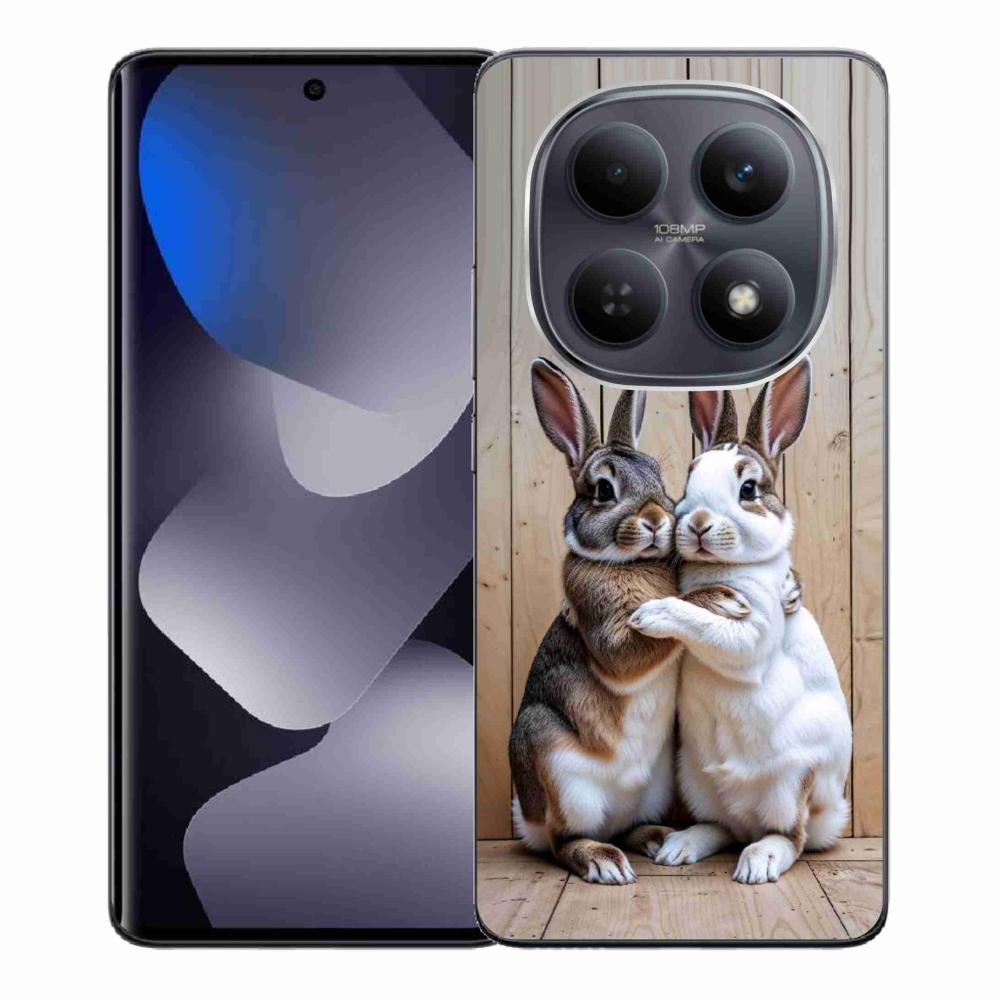 Gelový kryt mmCase na Xiaomi Redmi Note 15 5G/Poco M8 5G - králičí pár