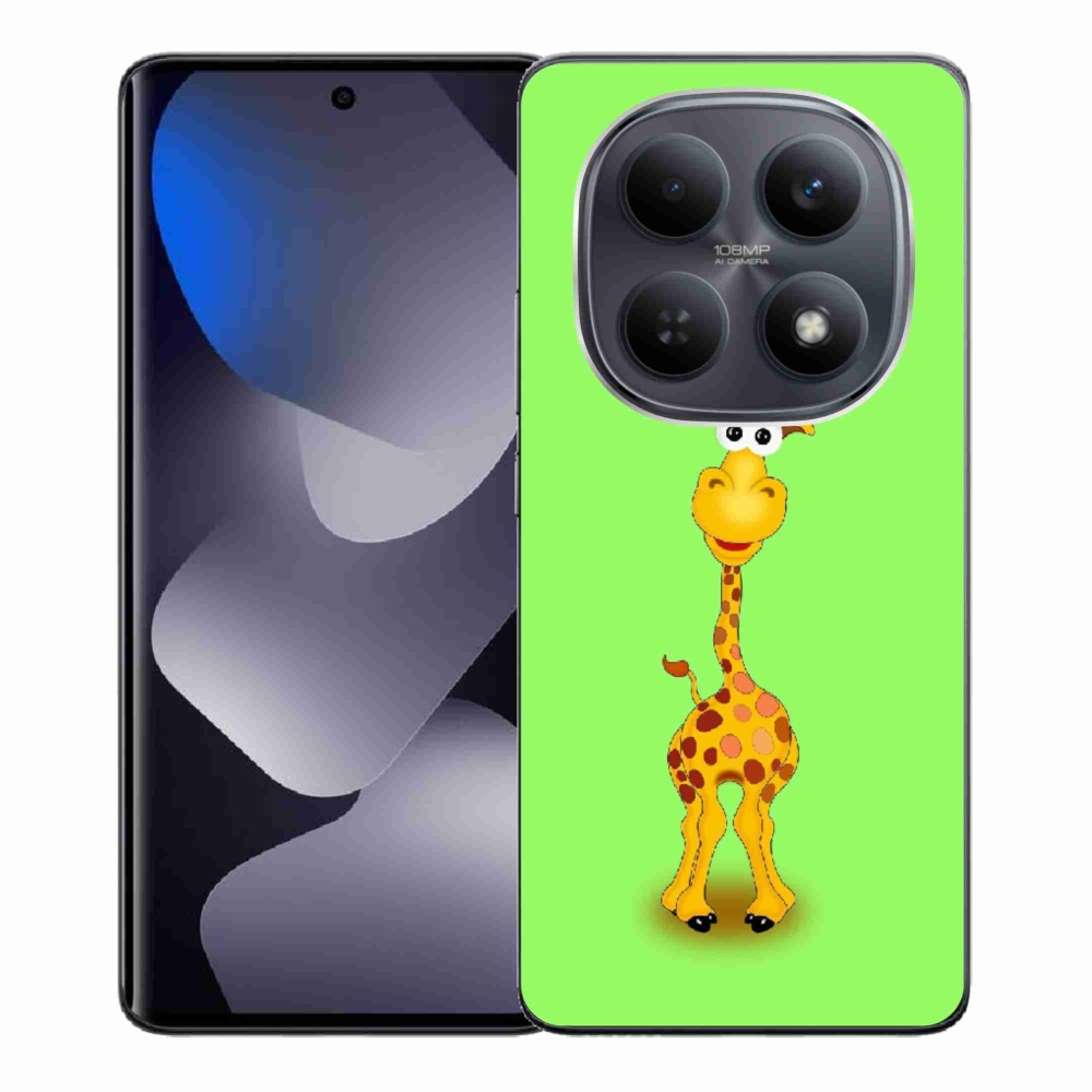 Gelový kryt mmCase na Xiaomi Redmi Note 15 5G/Poco M8 5G - kreslená žirafa