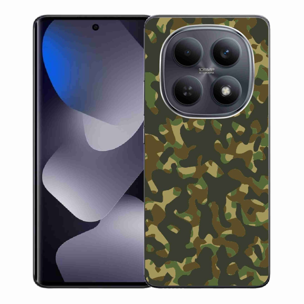 Gelový kryt mmCase na Xiaomi Redmi Note 15 5G/Poco M8 5G - maskáčový vzor 1