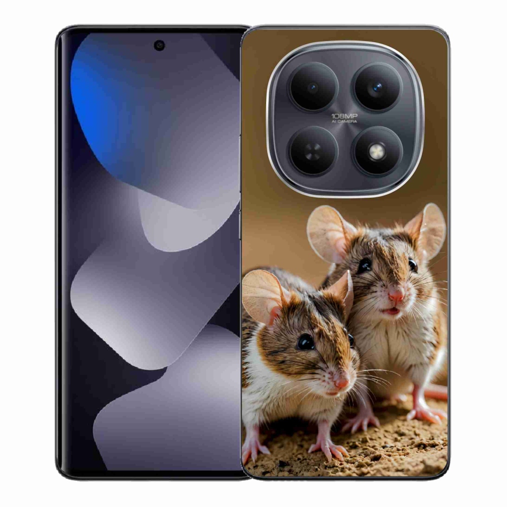 Gelový kryt mmCase na Xiaomi Redmi Note 15 5G/Poco M8 5G - myší duo