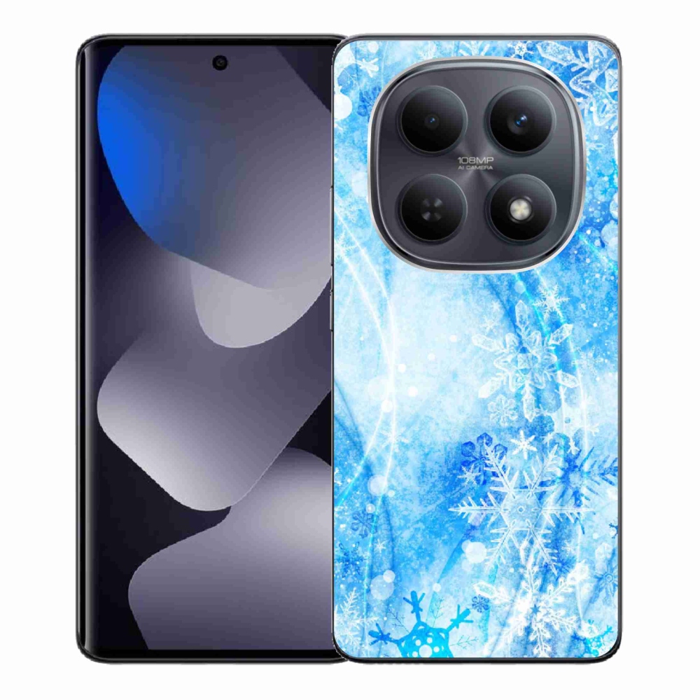Gelový kryt mmCase na Xiaomi Redmi Note 15 5G/Poco M8 5G - sněhové vločky