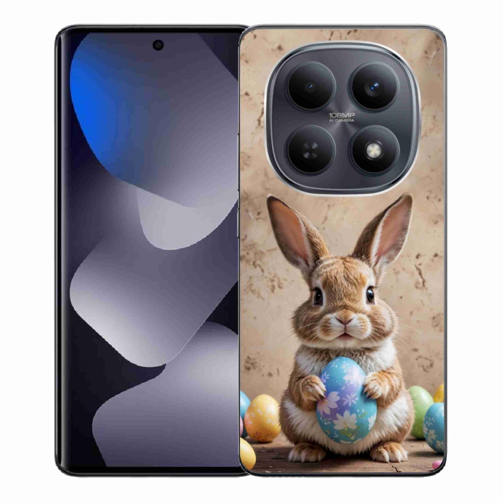Gelový kryt mmCase na Xiaomi Redmi Note 15 5G/Poco M8 5G - velikonoční králíček