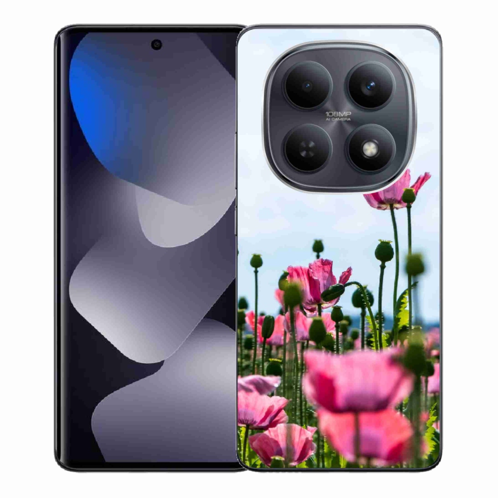 Gelový kryt mmCase na Xiaomi Redmi Note 15 5G/Poco M8 5G - vlčí mák