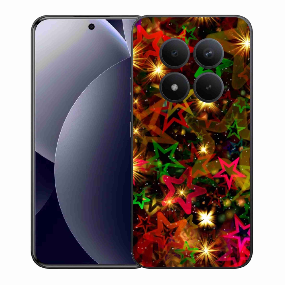 Gelový kryt mmCase na Xiaomi Redmi Note 15 Pro+ 5G/Xiaomi Poco M8 Pro 5G - barevné hvězdičky