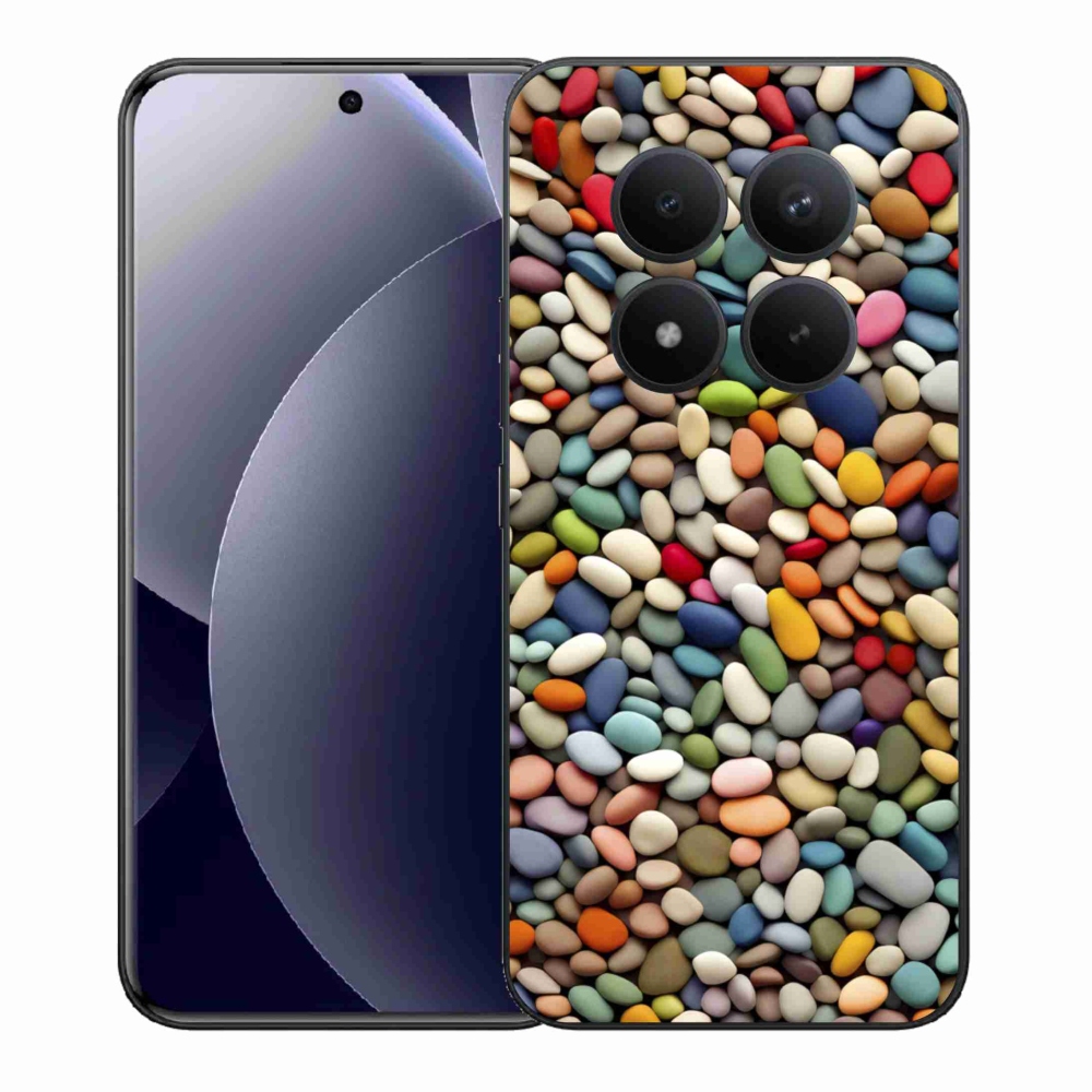 Gelový kryt mmCase na Xiaomi Redmi Note 15 Pro+ 5G/Xiaomi Poco M8 Pro 5G - barevné kamínky 2